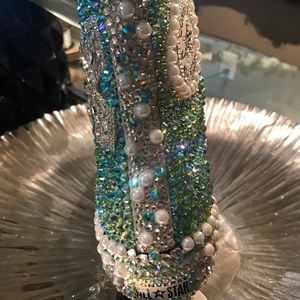 Crystal bling for your shoes.